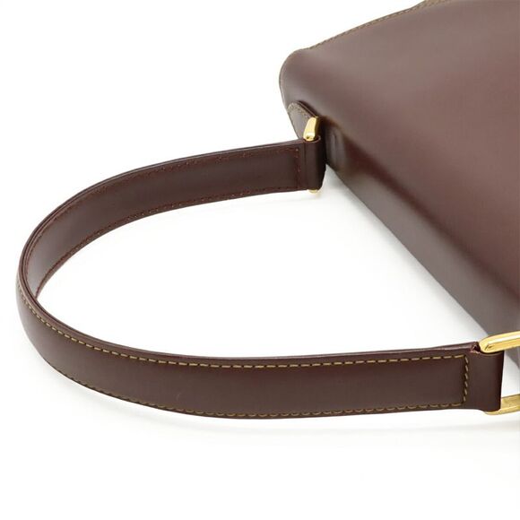 Cartier Must Handbag Calf Leather Bordeaux - Picture 5 of 9